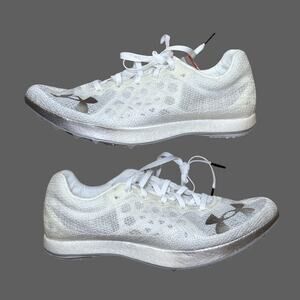 Under Armour Shakedown Elite Track Spikes White Halo Grey M9 / W10.5
